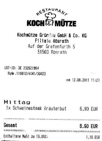 lisg Hffner Kochmtze Restaurant